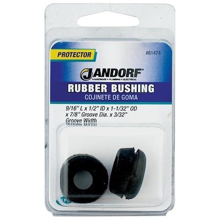 Jandorf Conduit Fitting Push-On, Galvanized, Black 61474
