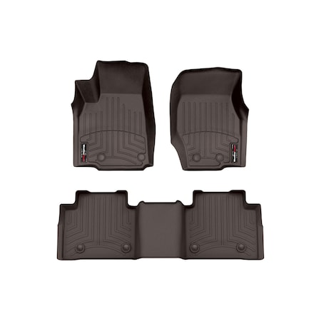 Weathertech Cocoa, Front and Rear Floorliners 471696-1-5