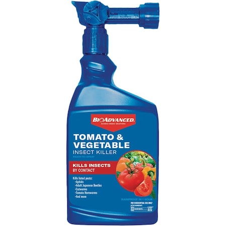Bioadvanced 32 Oz. Ready To Spray Hose End Tomato & Vegetable Insect Killer 707522D
