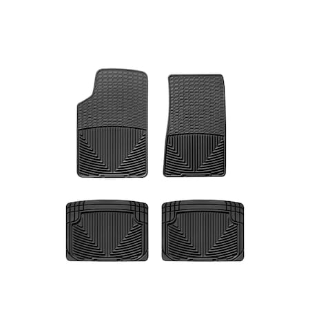 Weathertech Black, Front and Rear All Weather Floor Mats W47-W20