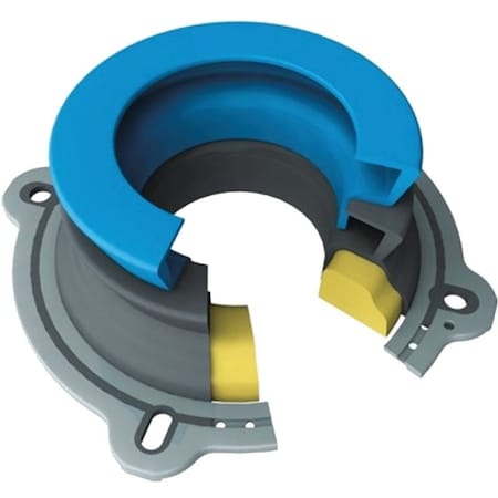 Next By Danco Danco 10718X Toilet Wax Ring, 2-1/4 in ID x 4-3/4 in OD Dia, Rubber, Black/Blue 10826X
