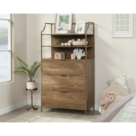 Sauder Inter Lux Tall 3-Drawer Chest Sma 3a 435787