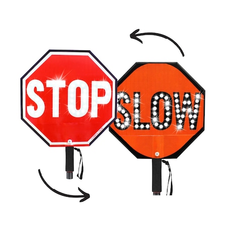 Stop-Lite 18 in Stop/Slow Paddle PA-22112