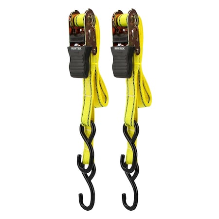 Surtek Ratchet Tie Down Set, 2 Piece 151156