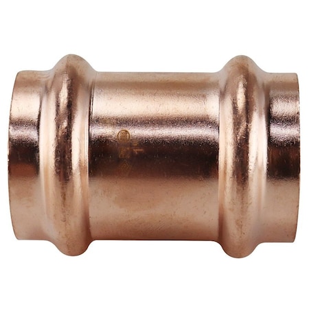 Apollo Coupling without Stop, 1 in, Press Fit, Copper, 300 psi Pressure XPRC1NS