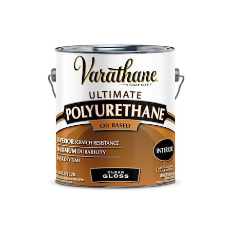 Varathane Polyurethane, Clear, Gloss, 1 gal. 9032