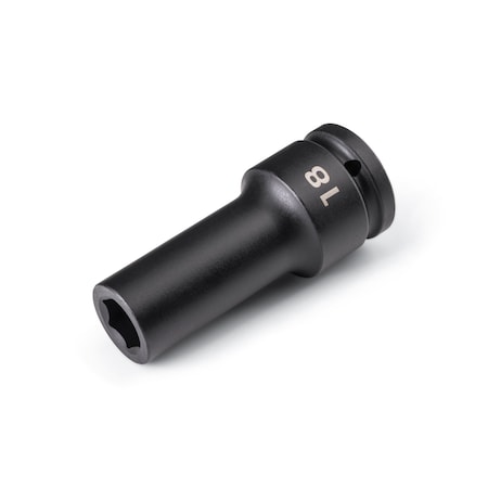 Tekton 3/4 Inch Drive x 18 mm Deep 6-Point Impact Socket SID33118