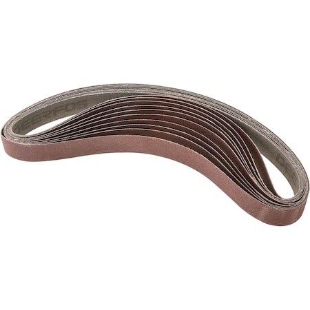 Grizzly 1" x 30" A/O Sanding Belt 120 Grit, 10PK T26629