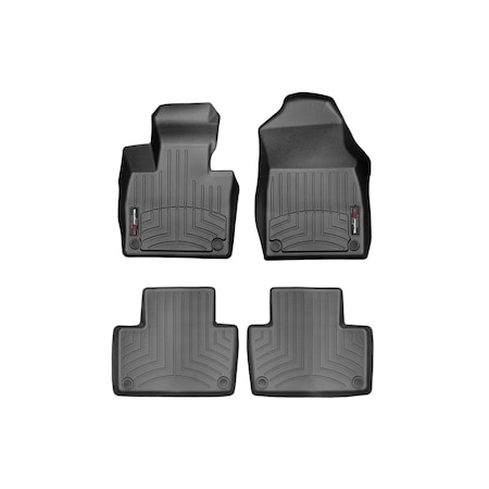 Weathertech Black  Front and Rear Floorliners - Over The Hump, 2025 Dodge  Ram Truck 1500 4418911-4414283