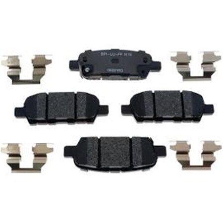 Rm Brakes 2007-2009 Nissan Altima Brake Pad Set R53-MGD1288ACH