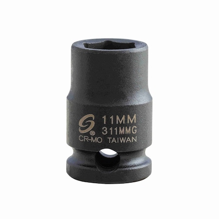 Sunex 3/8 in Drive 11Mm Magnetic Impact Socket 311MMG
