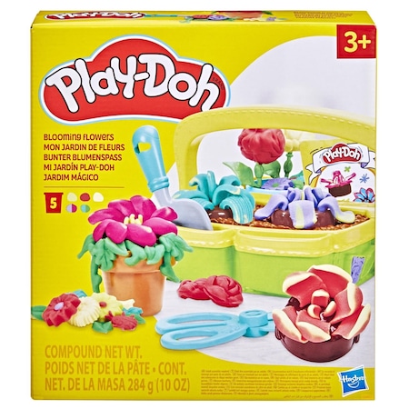 Hasbro Play-Doh Blooming Flower Toy Playset Multicolored HSBG0492