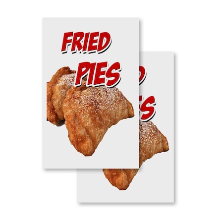 Signmission Fried Pies, Vinyl Decals Only 24 Inch x 36 Inch, Vinyl Decal, 2PK DSB-2436-2PACK-Fried Pies