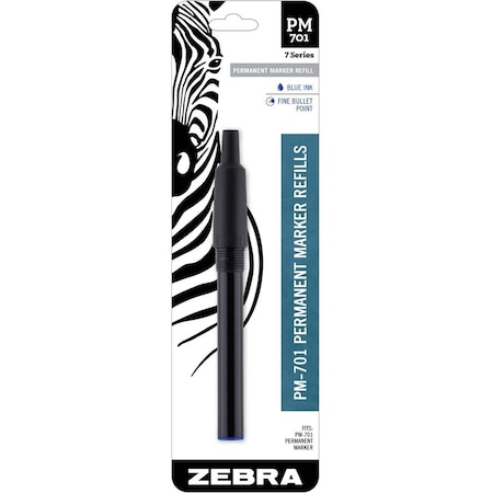 Zebra Pen Zebra Pen PM-701 Refill Blue 1pk - Fine Point - Blue Ink - Cap-off Ink - 1-/ Pack 80121