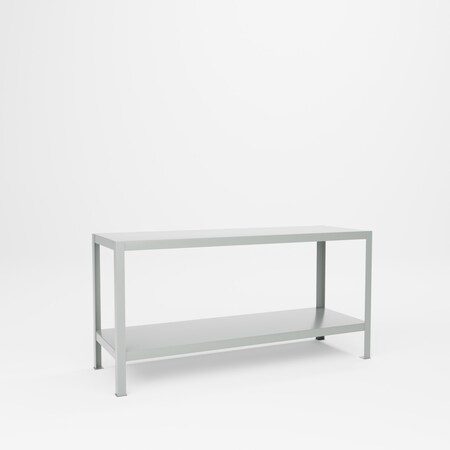 Pucel Extra Heavy Duty Tool Stands, 72 in W x 24 in D x 36 in H, Gray HS-2472-2