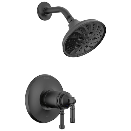 Delta Broderick 17T Series Shower Trim In Matte Black T17T284-BL