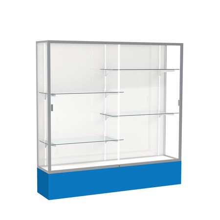 Ghent Spirit Floor Display Case 72x72x16, White, Satin 376WB-SN-RY