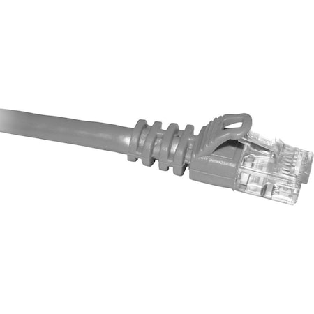 Enet Cat6 Gray 6 Foot Patch Cable w/ Snagless Molded Boot (Utp) C6-GY-6-ENC