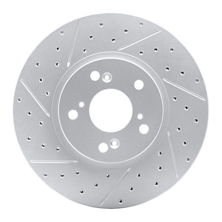 Dynamic Friction Co DFC Geoperformance Rotor - Drilled and Slotted 830-59043L