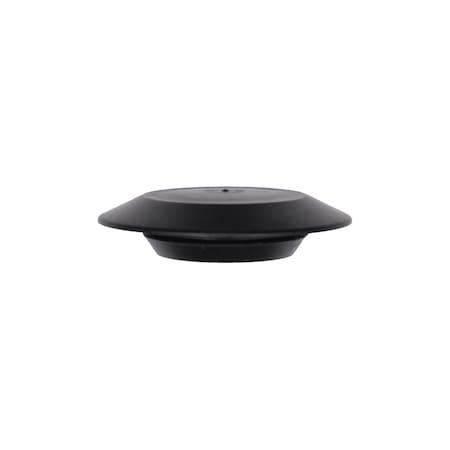 Auveco Flush Sheet Metal Plug Black Poly 5/8in Hole Size, 100PK 18750