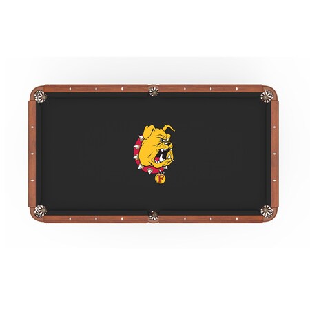 Holland Bar Stool Co 8 Ft. Ferris State Pool Table Cloth PCL8FerrSt