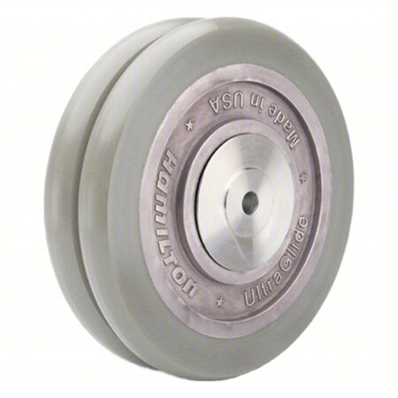 Hamilton Caster Wheel, 8"dia, 2,400 lb, Gray W-820-SWC95-1/2