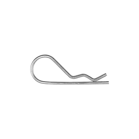 Auveco Hairpin Cotter 3/32in-093 Wire - Zinc, 50PK 10394