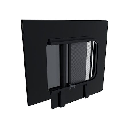 Brixwell 767mm x 666mm Ram ProMaster Van Glass Window, Passenger 3rd Slider with Internal Screen DTRAM025-INT