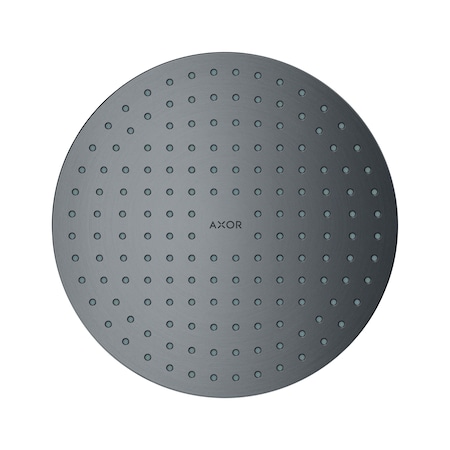Axor ShowerSolutions Showerhead 250 2-Jet, 1.75 GPM in Brushed Black Chrome 35366341