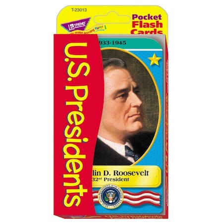 Trend Enterprises U.S. Presidents Pocket Flash Cards T23013