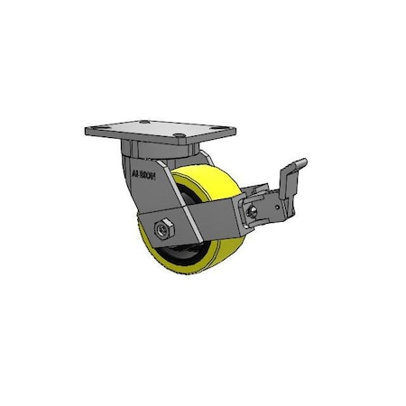 Albion value-kingpinless-6x3-hd-poly-iron-Caster 470PF06528SFBB