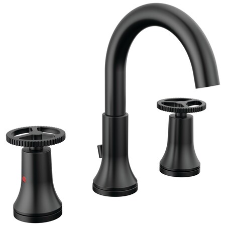 Delta Trinsic: Two Handle Widespread Bathroom Faucet 3558-BLMPU-DST
