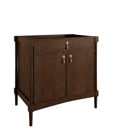 James Martin Vanities Kinnsden 36" Single Vanity Cabinet, Sable Oak D680-V36-SBK