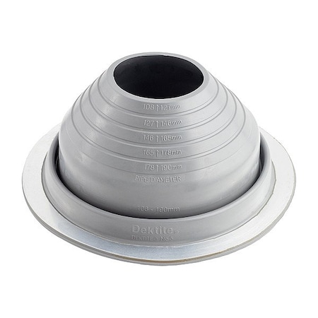 Dektite Flashing, Round, Aluminum 4016910