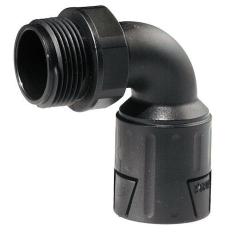 Flexa Gmbh RQLB1 90-M OD 34.5 Thread M32 x 1.5 IP 65 90 Deg Black 5117.034.232