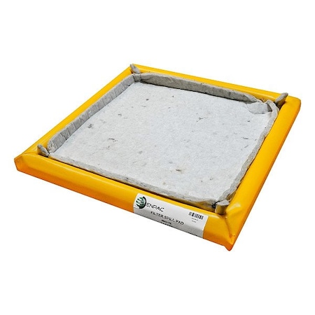 Enpac Filter Pad, Yellow, 4 ft L 5607-YE