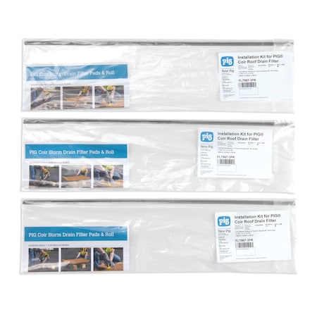Pig Stormwater Over-the-Drain Filter, PK 3 FLT967-3PK