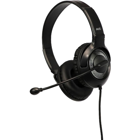Ergoguys AVID AE-55 BLACK & SILVER HEADSET 3.5MM PLUG 2AE55KL