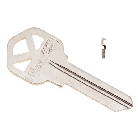 Kaba Ilco Kwikset 6-Pin Blank Key Silver A1176KT-KW11