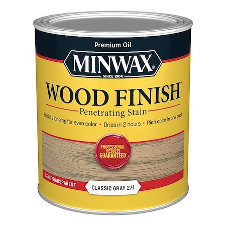 Minwax Wood Stain, 1 qt, Classic Gray 700484444