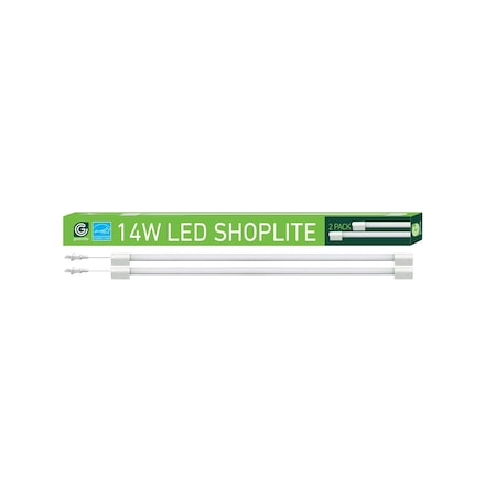 Greenlite Greenlite 30 in. 2-Light pk 14 W LED Shop Light 14WSHOP1T2PK