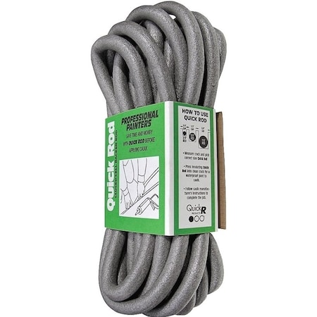 Quick R Backer Rod, 7/8 in Dia, 40 ft L BR78040
