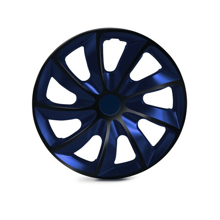 Altertrim 15 in Univ Hubcaps for steel whls, Snap-On, (Blk & Blue Lacq), 4PK CHB-5084-BBB-15