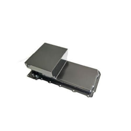 Absurdo 7 qt. Steel GM LS Oil Pan with -10 AN Fitting, Black AB2205105