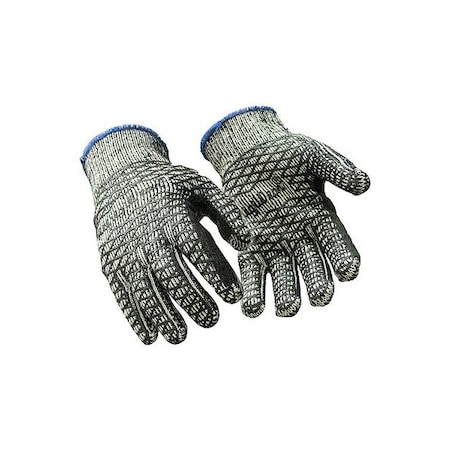 Refrigiwear Black MED Glacier Grip Glove, PVC Base 0412RBLKMED