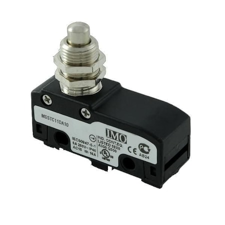 Imo Automation Microswitch, Screw Terminals Piston Plunger 6.8mm Diameter MSSTC11DA10