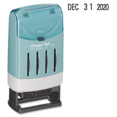 Shachihata Line Daters Prints MonthDateYear Small .88 in. x .13 in. BK XST51112