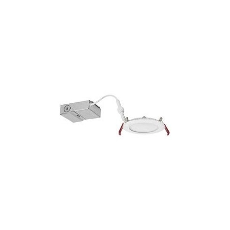 Lithonia Lighting 3 in Wafer Ultra-Thin LED Downlight, 3000K, Matte Black WF3-LED-30K-MB-M6