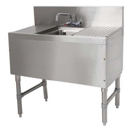 Advance Tabco Prestige Underbar Sink Unit 1-compartment 36 in.W x 20 in.D x 36 in.H PRB-19-31C