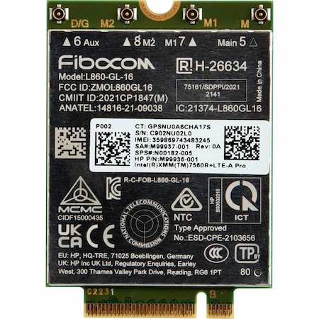 Hp 4G LTE-AP WWAN AM5R3AA